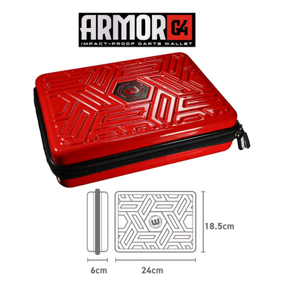 Winmau Armor G4 Dart Wallet - Red