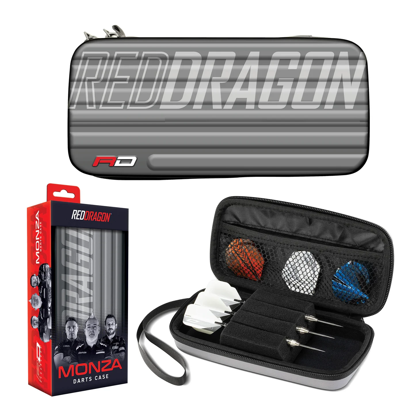 Red Dragon Monza Grey Dart Case