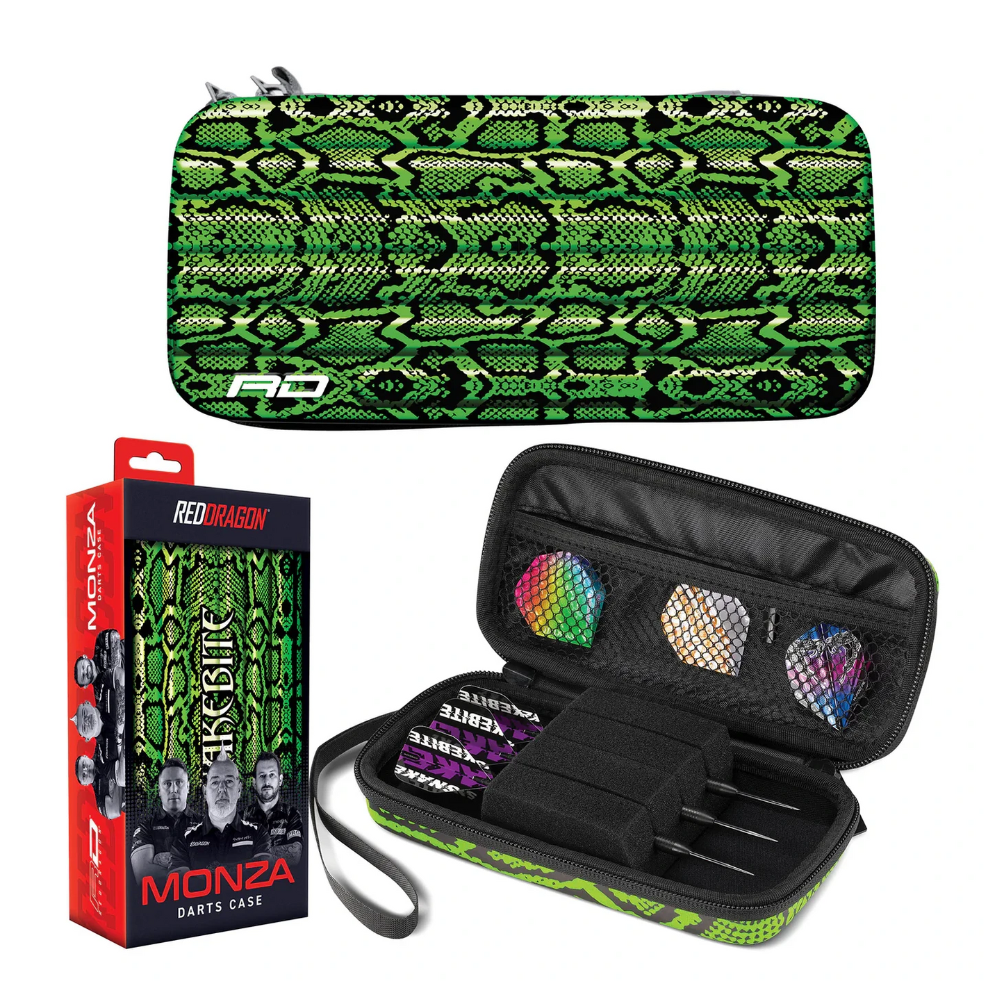 Red Dragon Monza Snakebite Green Dart Case