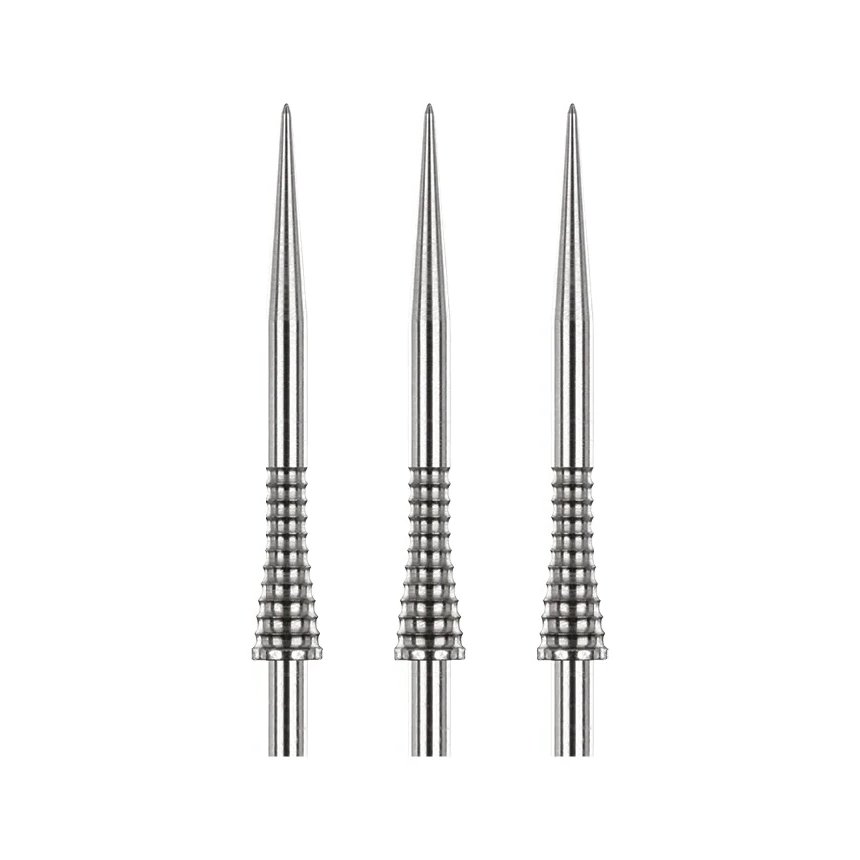 Red Dragon Raptor GT Gripped Specialist Dart Points - Silver Effect 38mm