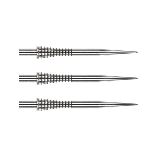 Red Dragon Raptor GT Gripped Specialist Dart Points - Silver Effect 38mm