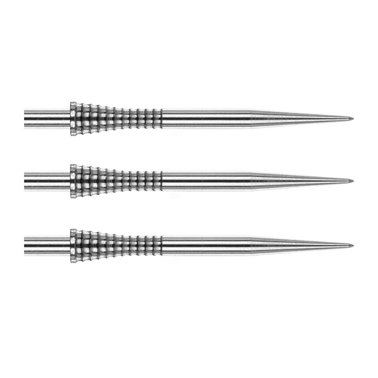 Red Dragon Raptor GT Gripped Specialist Dart Points - Silver Effect 38mm