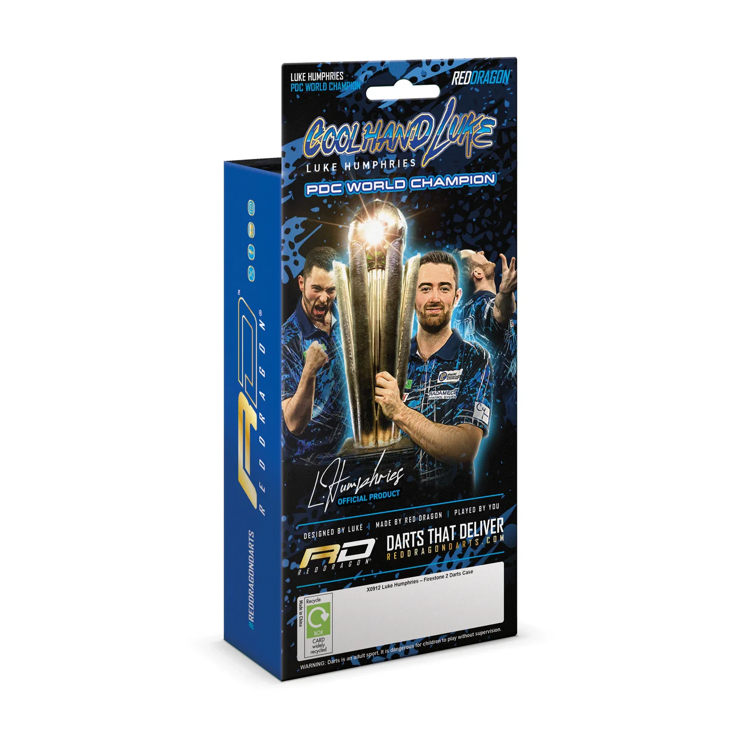 Red Dragon Luke Humphries World Champion Firestone 2 Darts Case