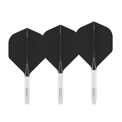Nitro Flite - Integrated Flight & Shaft White & Black