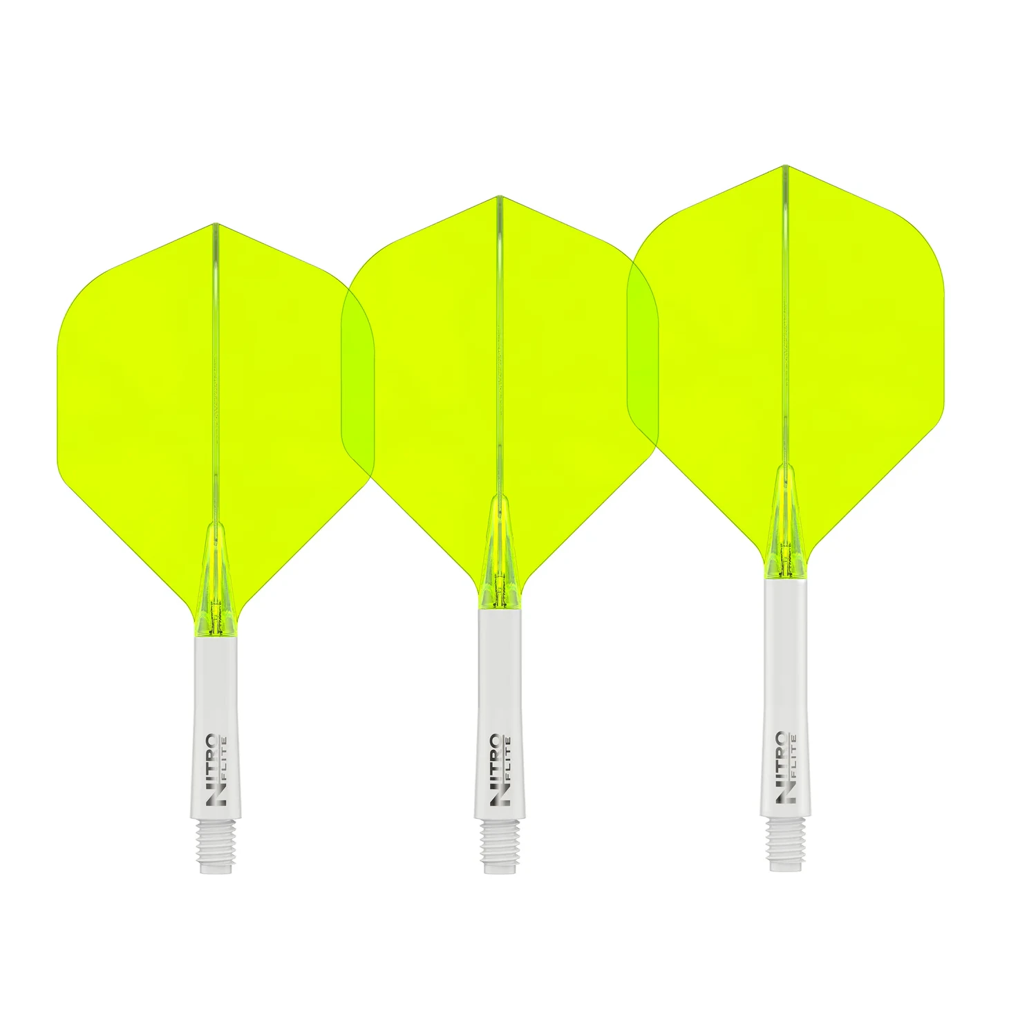 Red Dragon Nitro Flite - Integrated Flight & Shaft White & Yellow