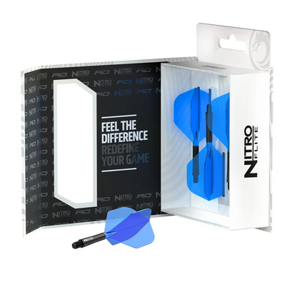 Red Dragon Nitro Flite - Integrated Flight & Shaft Black & Blue 