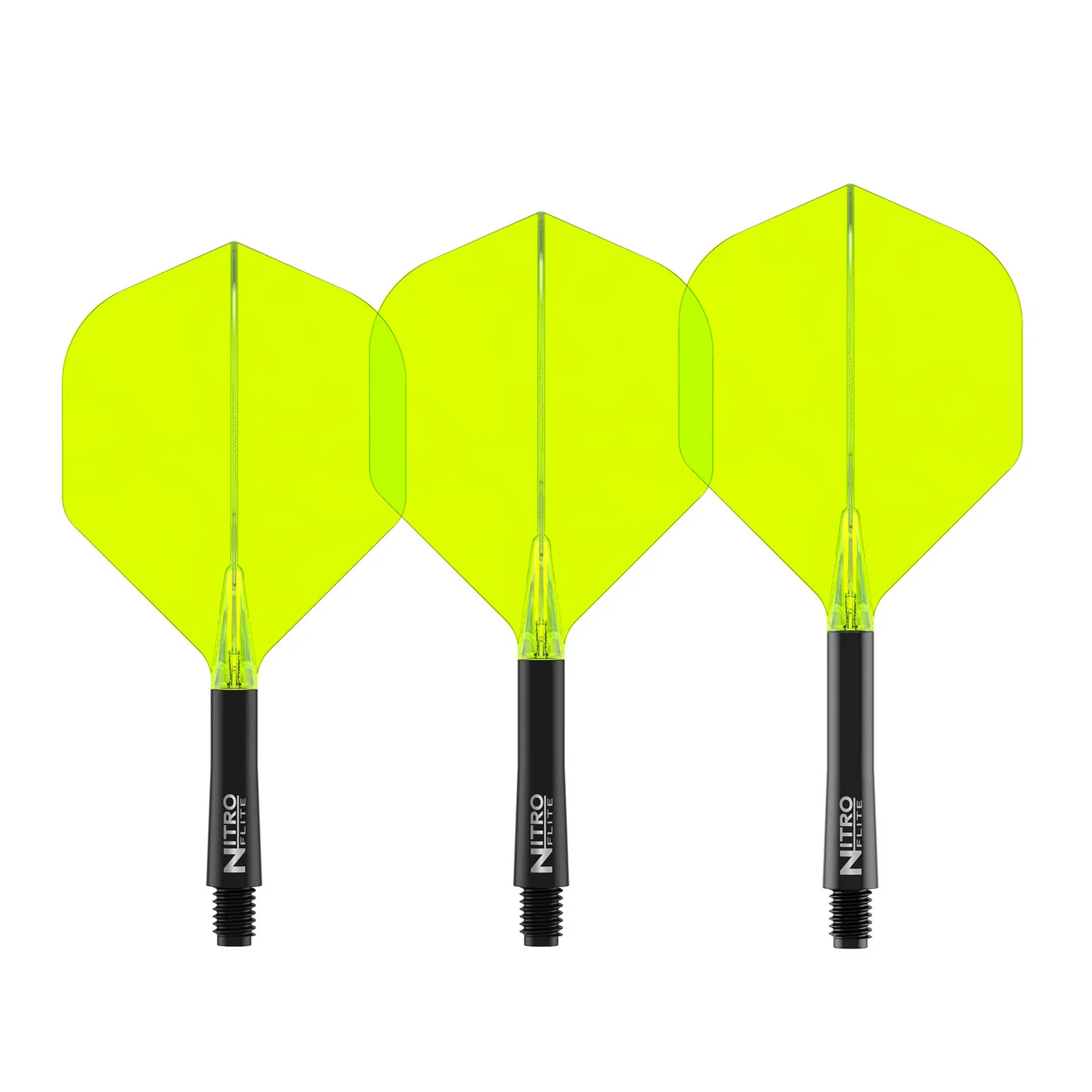 Red Dragon Nitro Flite - Integrated Flight & Shaft Black & Yellow 