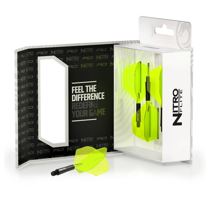 Red Dragon Nitro Flite - Integrated Flight & Shaft Black & Yellow 