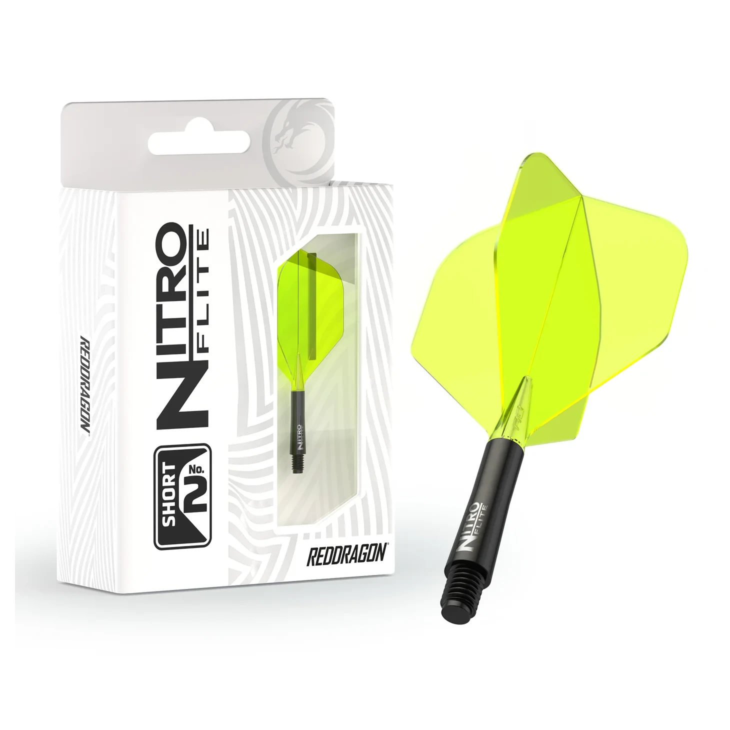 Nitro Flite - Integrated Flight & Shaft Black & Yellow Short #2