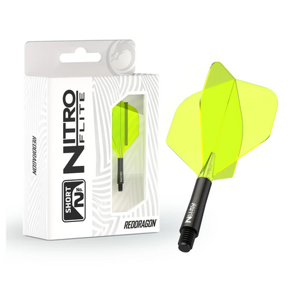 Nitro Flite - Integrated Flight & Shaft Black & Yellow Short #2