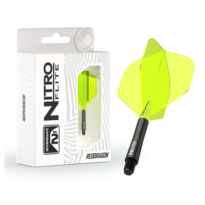 Red Dragon Nitro Flite - Integrated Flight & Shaft Black & Yellow Inter #2