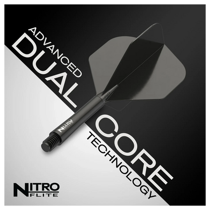 Red Dragon Nitro Flite - Integrated Flight & Shaft Black & Black