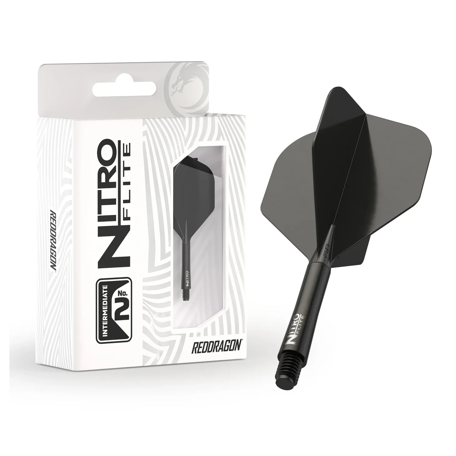 Red Dragon Nitro Flite - Integrated Flight & Shaft Black & Black Inter #2