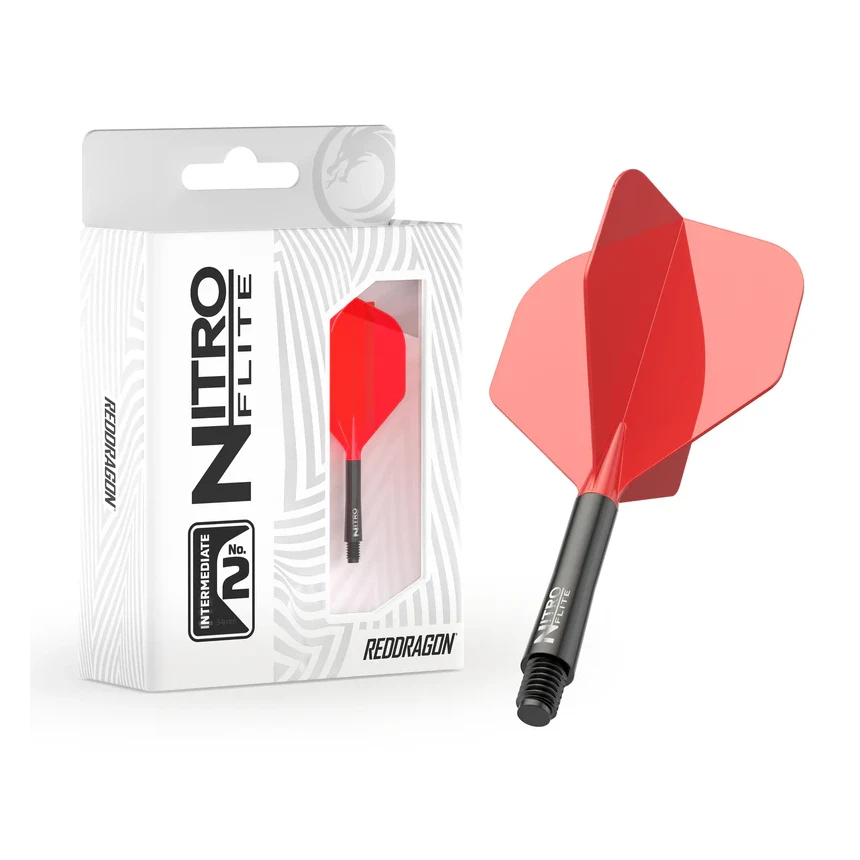 Red Dragon Nitro Flite - Integrated Flight & Shaft Black & Red Inter #2