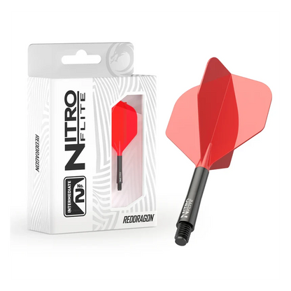 Red Dragon Nitro Flite - Integrated Flight & Shaft Black & Red Inter #2