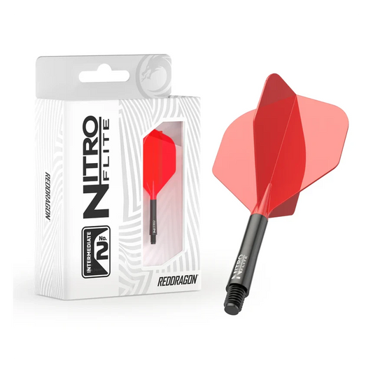 Red Dragon Nitro Flite - Integrated Flight & Shaft Black & Red Inter #2