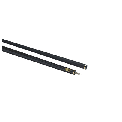 Powerglide Aramid Black Graphite 2 Piece 57" Snooker Cue with 10mm Tip