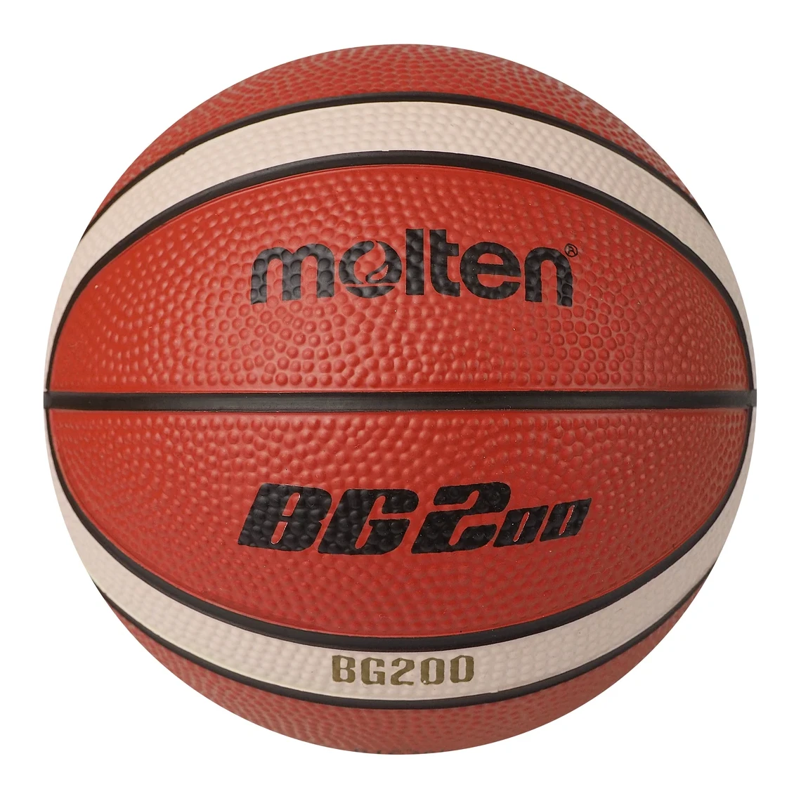 Molten B1G200 Basketball - 12 Panel Rubber (Indoor & Outdoor) - Size 1 Kids