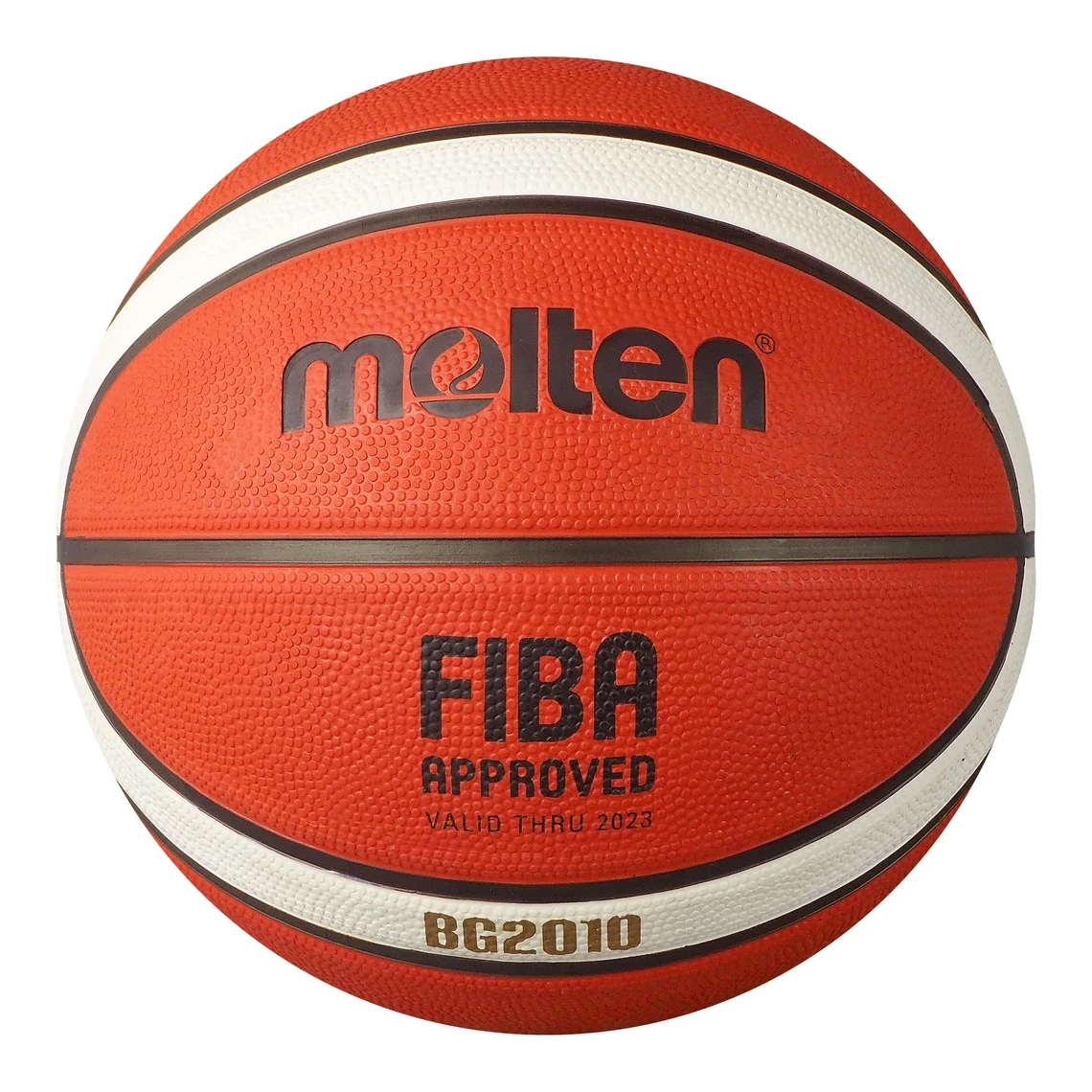 Molten BG2010 Basketball - 12 Panel Rubber Deep Channel (Indoor & Outdoor)