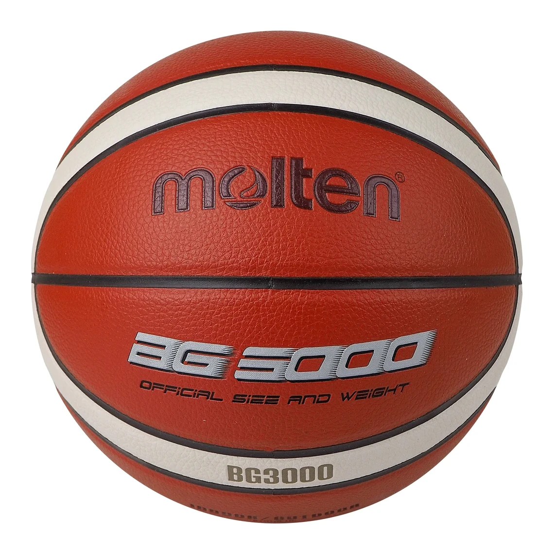 Molten BG3000 Basketball - 12 Panel Synthetic Leather (Indoor & Outdoor) 