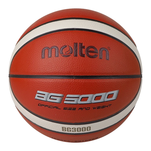 Molten BG3000 Basketball - 12 Panel Synthetic Leather (Indoor & Outdoor) 