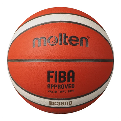 Molten BG3800 Basketball - 12 Panel Composite Leather (Indoor) 