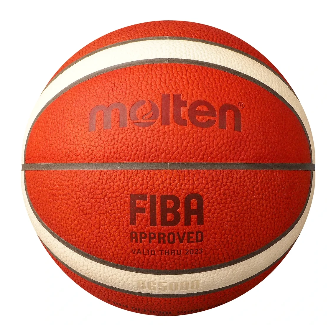 Molten BG5000 Basketball - 12 Panel - Premium Real Leather (Indoor) 