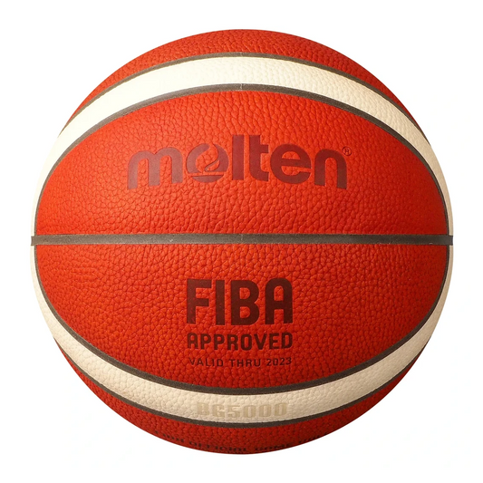 Molten BG5000 Basketball - 12 Panel - Premium Real Leather (Indoor) 