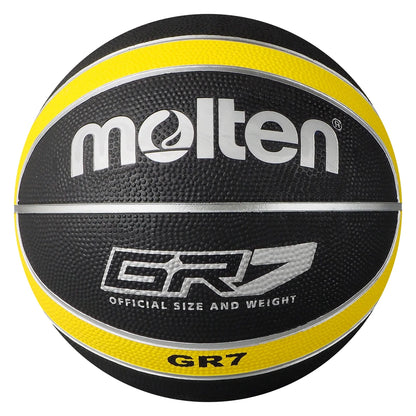 Molten BGR Rubber Basketball - Black / Yellow