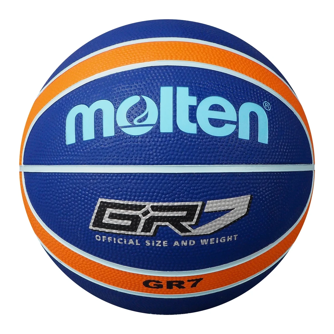 Molten BGR Rubber Basketball - Blue / Orange