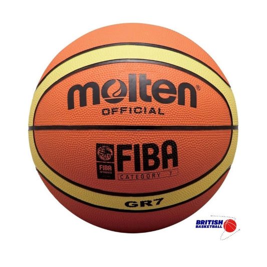 Molten BGR7-OI/P Rubber Basketball - (Indoor) - Size 7