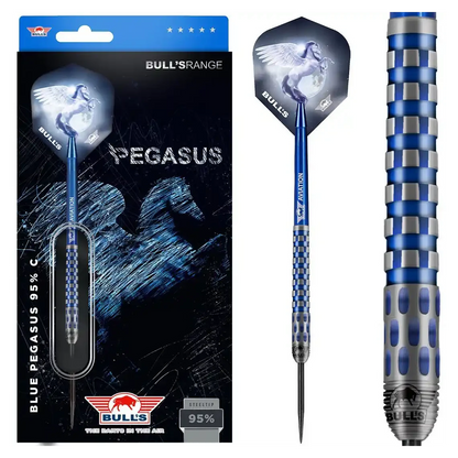 Bulls NL Blue Pegasus C 95% Tungsten Steel Tip Darts