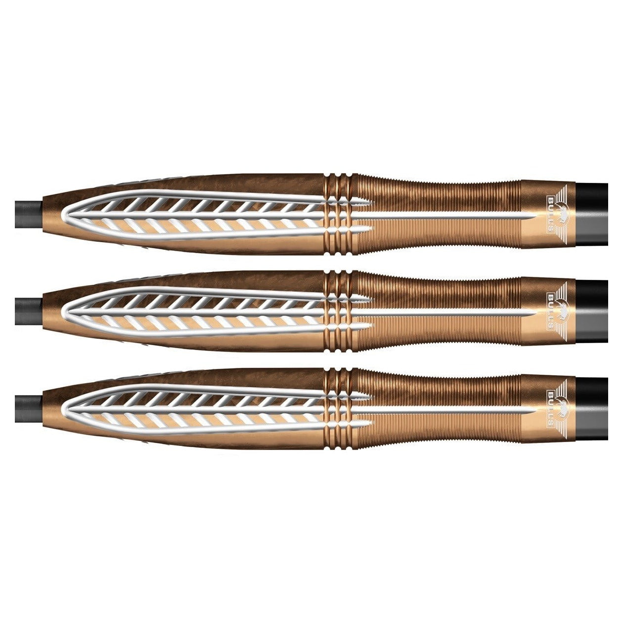 Bulls NL Bronzo Flux 90% Tungsten Steel Tip Darts 