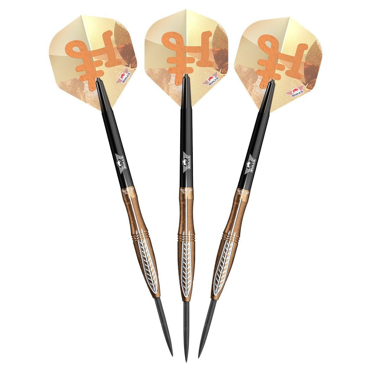 Bulls NL Bronzo Flux 90% Tungsten Steel Tip Darts 