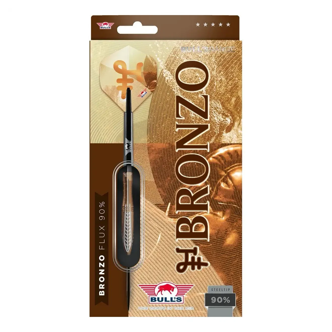 Bulls NL Bronzo Flux 90% Tungsten Steel Tip Darts 
