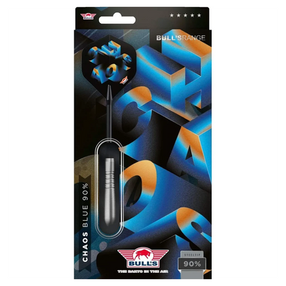 Bulls NL Chaos Blue 90% Tungsten Steel Tip Darts