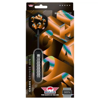 Bulls NL Chaos Orange 90% Tungsten Steel Tip Darts