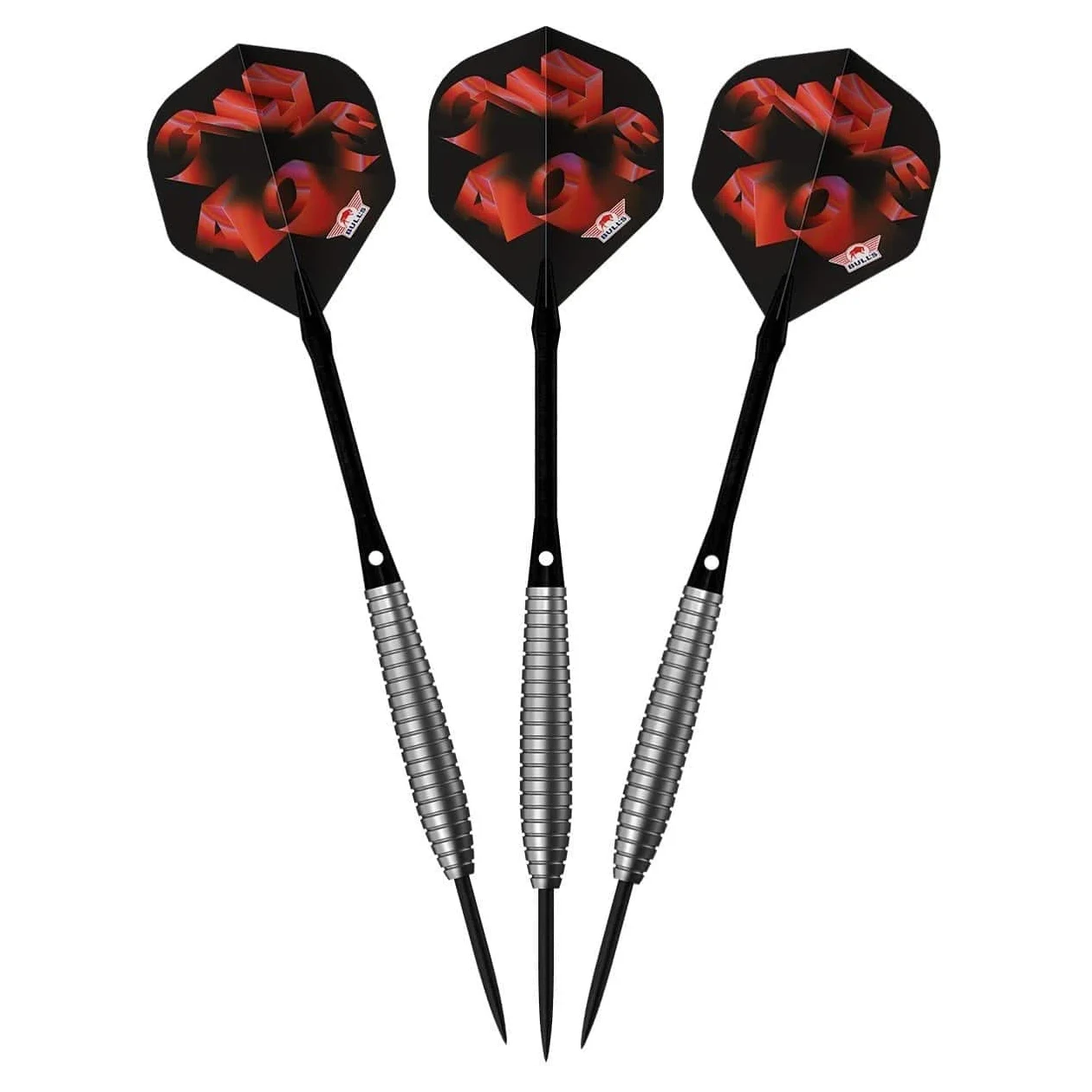 Bulls NL Chaos Red 90% Tungsten Steel Tip Darts 