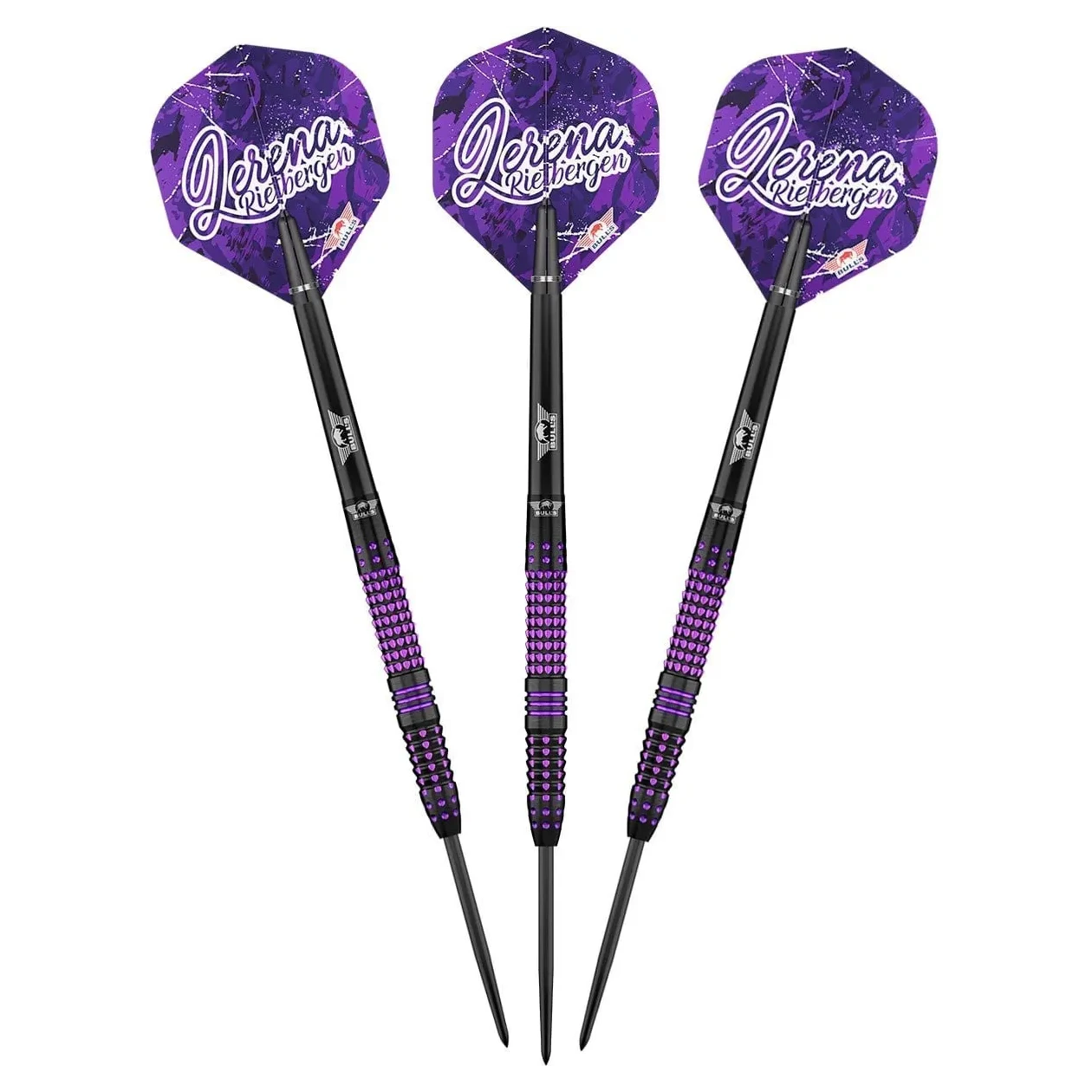 Bulls NL Lerena Rietbergen 90% Tungsten Steel Tip Darts