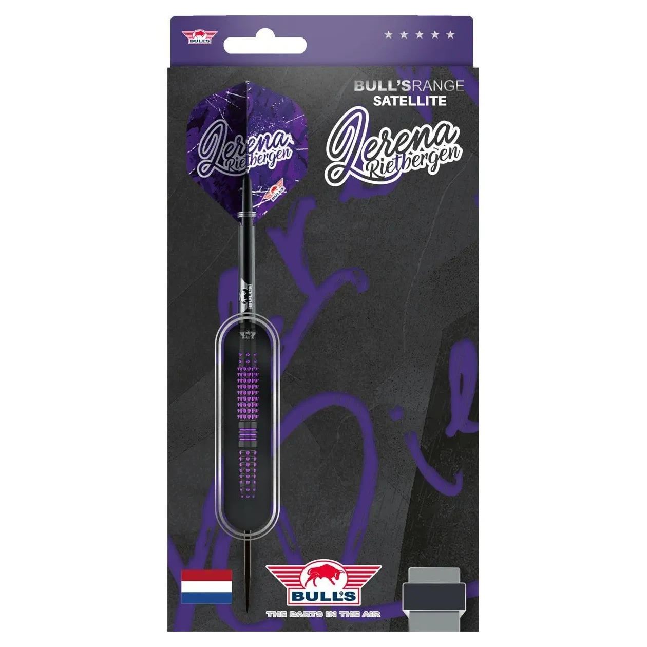 Bulls NL Lerena Rietbergen 90% Tungsten Steel Tip Darts