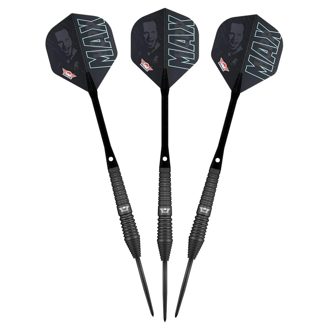Bulls NL Max Hopp 80% Black Tungsten Steel Tip Darts 
