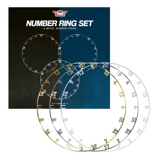 Bulls NL Metal Dartboard Number Ring Set 3pcs