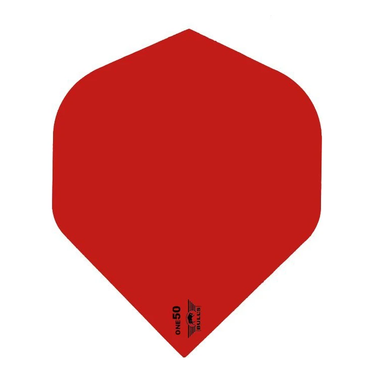Bulls NL One50 Red Plain "tiny logo" Dart Flight