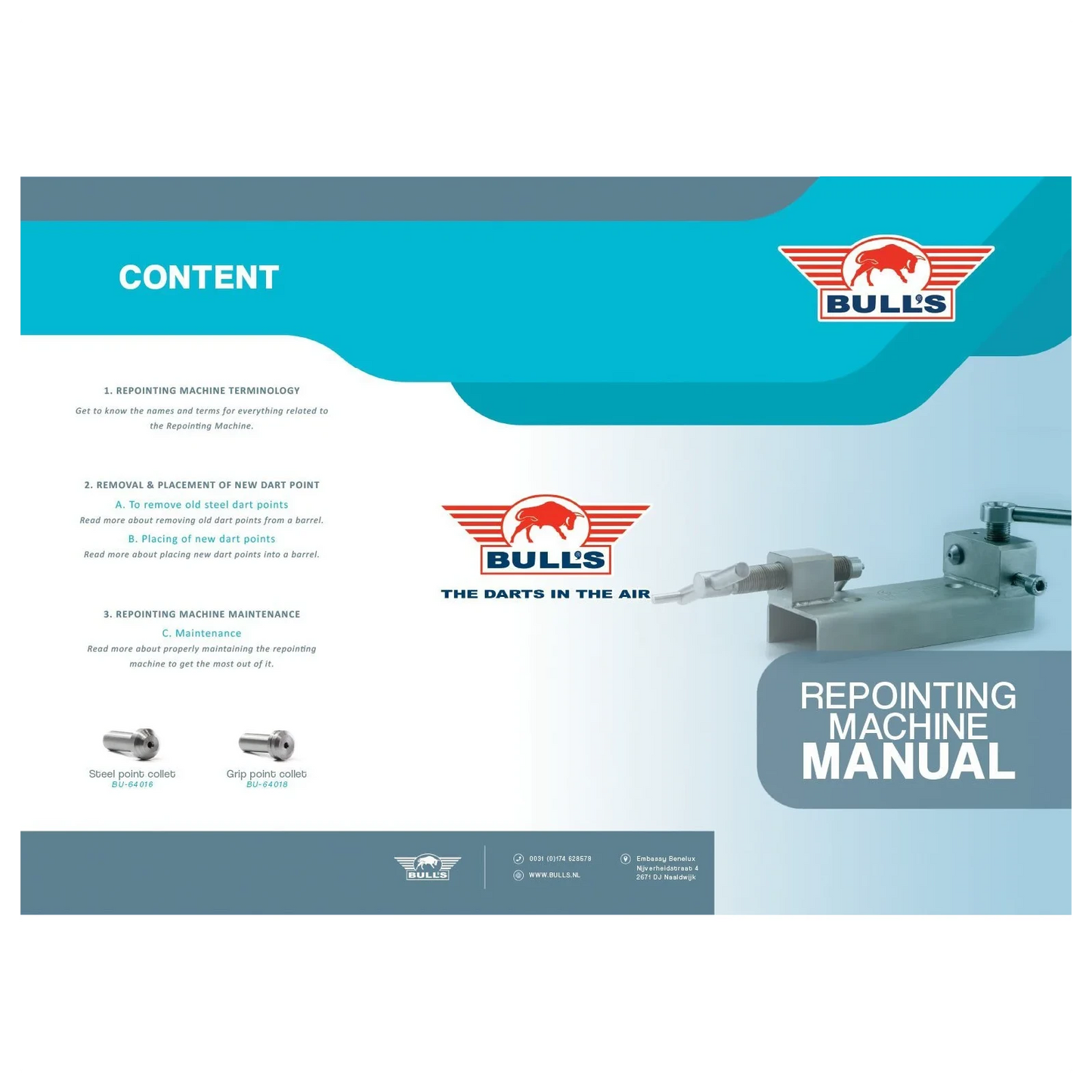 Bulls Repointing Machine + 2 collets