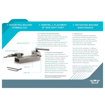 Bulls Repointing Machine + 2 collets