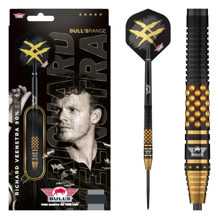 Bulls NL Richard Veenstra E2 90% Tungsten Steel Tip Darts