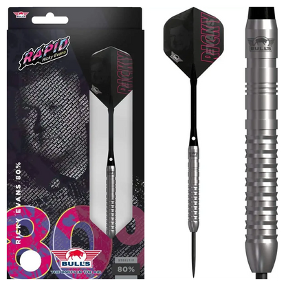 Bulls NL Ricky Evans E2 80% Tungsten Steel Tip Darts