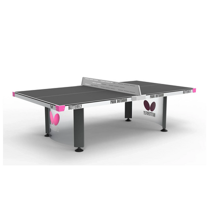 Butterfly Park Outdoor Table Tennis Table Grey
