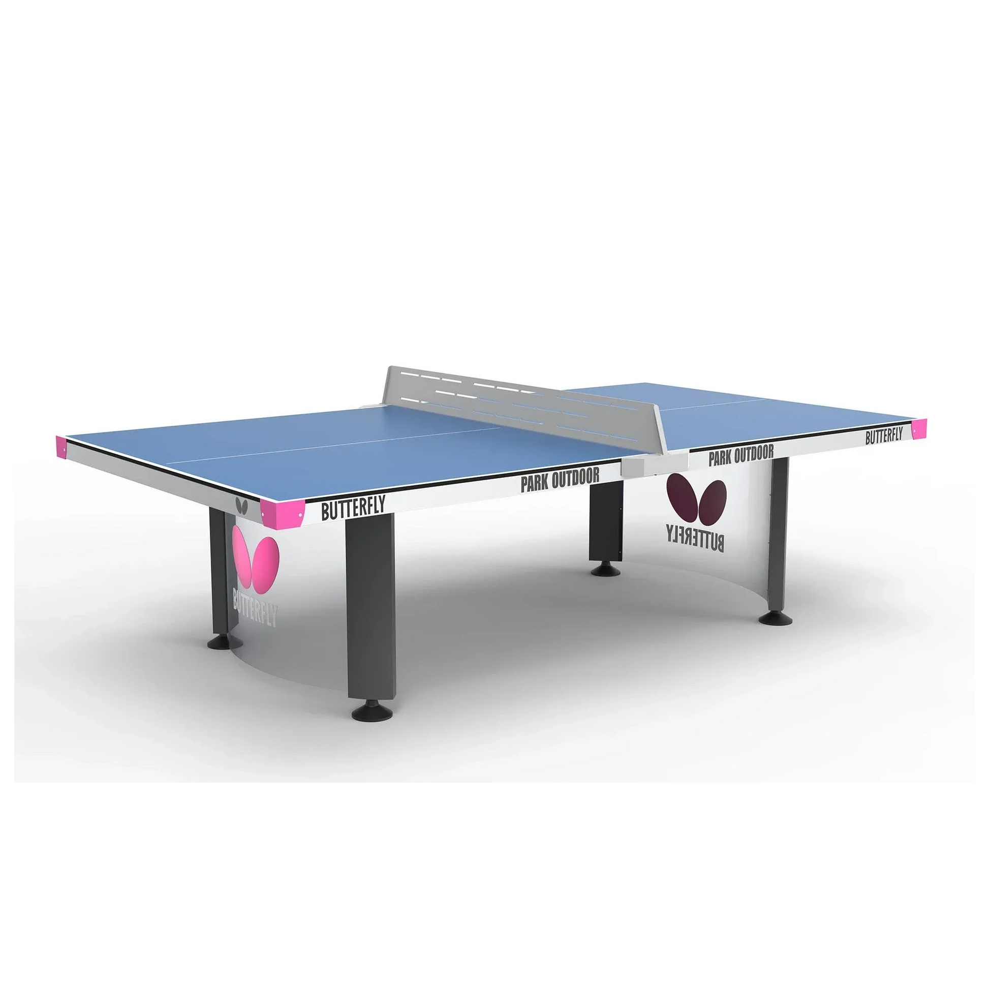 Butterfly Park Outdoor Table Tennis Table Blue