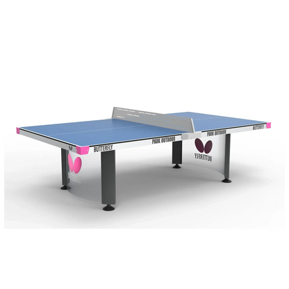 Butterfly Park Outdoor Table Tennis Table Blue